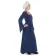 Mittelalter Kleid Amurfina in Blau Seitenansicht