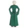 Mittelalter Kleid Amurfina in Grün Rückansicht