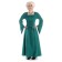 Mittelalter Kleid Amurfina in Grün Frontansicht