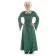 Mittelalter Kleid Amurfina in Grün Frontansicht