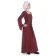 Mittelalter Kleid Amurfina in Rot Seitenansicht 2