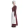 Mittelalter Kleid Amurfina in Rot Seitenansicht 3