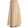 Mittelalter Rock Duzabel in Beige Seitenansicht