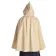 Mittelalter Umhang Virginal in Beige Rückansicht