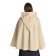 Mittelalter Umhang Virginal in Beige Rückansicht 2