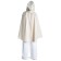 Mittelalter Umhang Virginal in Beige Rückansicht 3