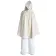Mittelalter Umhang Virginal in Beige Rückansicht 3