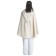Mittelalter Umhang Virginal in Beige Rückansicht 4