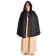 Mittelalter Umhang Virginal in Schwarz Frontansicht 3