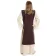 Mittelalter Kinderkleid Alyze (Set) in Beige-Braun Rückansicht