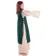 Mittelalter Kinderkleid Alyze (Set) in Beige-Grün Seitenansicht