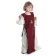 Mittelalter Kinderkleid Alyze (Set) in Beige-Rot Frontansicht 3