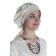 Mittelalter Haube Arnive in Beige Seitenansicht