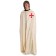 Templer Umhang Ecke in Beige Frontansicht 2