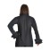 Mittelalter Bluse Siegelind in Schwarz Rückansicht