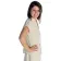 Mittelalter Bluse Gerlint in Beige Seitenansicht