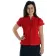 Mittelalter Bluse Gerlint in Rot Frontansicht
