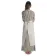 Mittelalter Schürze Schoysiane in Beige Rückansicht