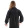 Mittelalter Bluse Hildburg in Schwarz Rückansicht