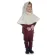 Mittelalter Kinderkapuze Liadarz in Beige Frontansicht