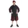 Landsknecht Hose Morold in Schwarz-Rot Frontansicht
