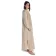 Wikinger Kleid Verandi in Hanffarben Seitenansicht