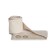 Mittelalter Wadenwickel Balder Set mit Fibeln in Beige Frontansicht 3