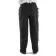 Mittelalter Hose Ansgir in Schwarz Rückansicht 2