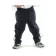 Mittelalter Kinder Hose Sigestab in Schwarz Frontansicht 2