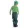 Mittelalter Kinder Hose Sigestab in Grün Rückansicht
