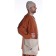Mittelalter Tasche Larie in Beige Frontansicht 2
