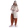 Mittelalter Tasche Larie in Beige Frontansicht 9