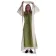 Mittelalter Gürtel Karsnafite in Beige Frontansicht 2