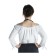 Mittelalter Bluse Swanwhit in Weiß Rückansicht