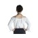 Mittelalter Bluse Swanwhit in Weiß Rückansicht