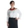 Mittelalter Bluse Swanwhit in Weiß Frontansicht