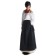 Mittelalter Bluse Swanwhit in Weiß Seitenansicht 2