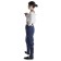 Mittelalter Bluse Swanwhit in Weiß Seitenansicht 3