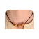 Mittelalter Halskette Kardas aus Bodhisamen in Beige Frontansicht 2